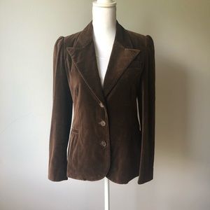 Worn twice! Rebecca Taylor Brown Suede Blazer